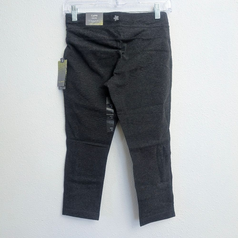 Tek Gear Basic Capri Size Small Charcoal Gray NWT… - image 3